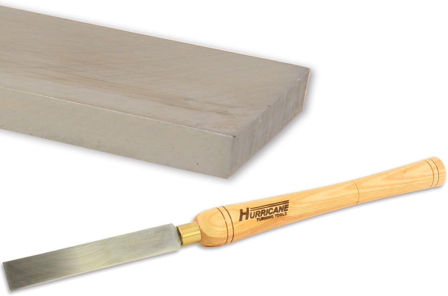 HTT-118, High Speed Steel, 1" Square Scraper for Woodturning