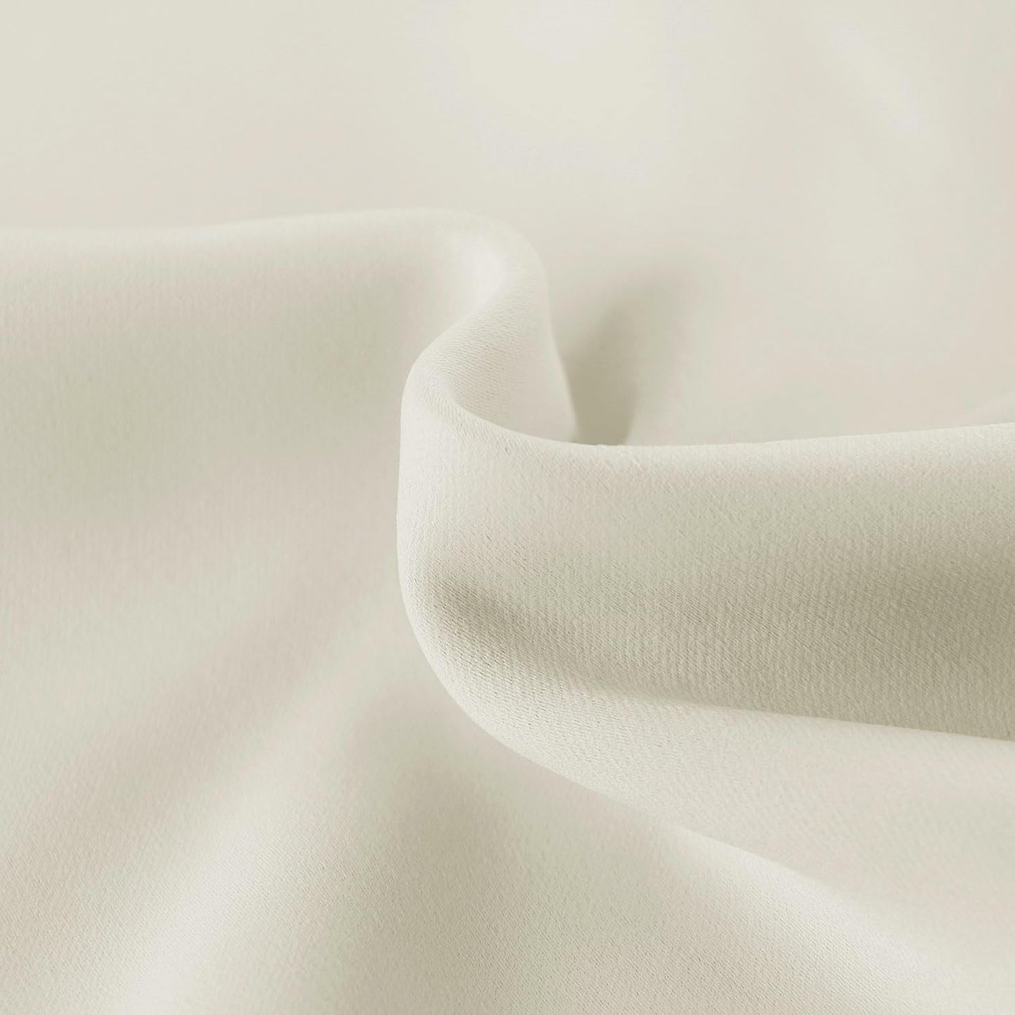 DWCN French Door Curtains – Rod Pocket Thermal Blackout Curtain for Doors with Glass Window, Kitchen and Patio Doors for Privacy, 36 X 72 Inches Long, 1 Curtain Panel with Tieback,Light Beige