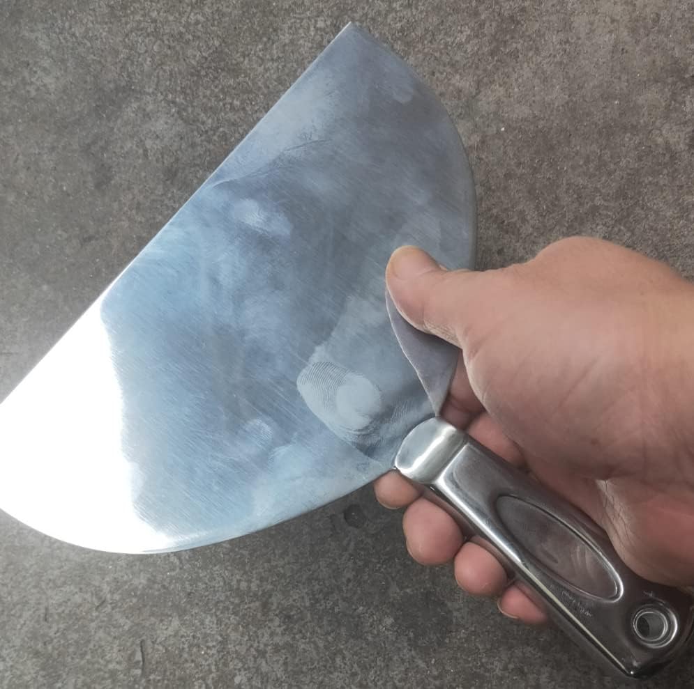 Flex All Stainless Steel Joint Knife Putty Scraper,8-Inch Professional Grade 420 stainless steel, All-Metal, Precision Ground Edge Putty Knife Tape Knife (8")