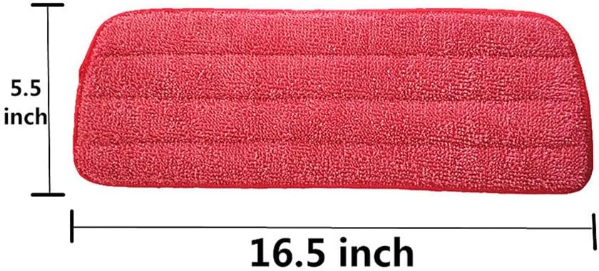 Microfiber Mop Replacement Heads for Wet/Dry Mops Floor Cleaning Pad Fit All Spray Mop (5 Pack)