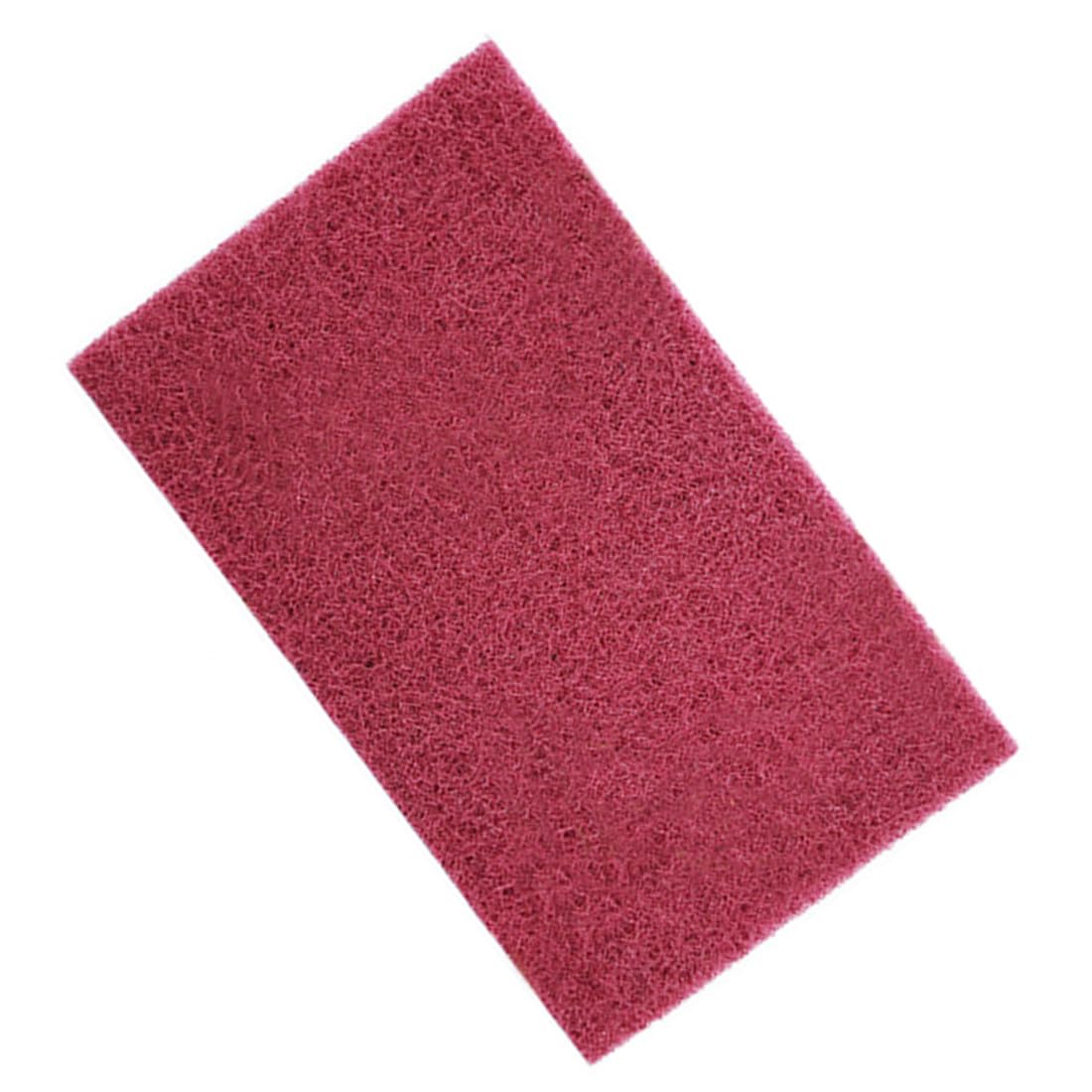 3M Scotch Brite 7447 Very Fine Grade General Purpose Sanding Hand Pads 6Pcs 200 x 125mm/8" x 5" Red