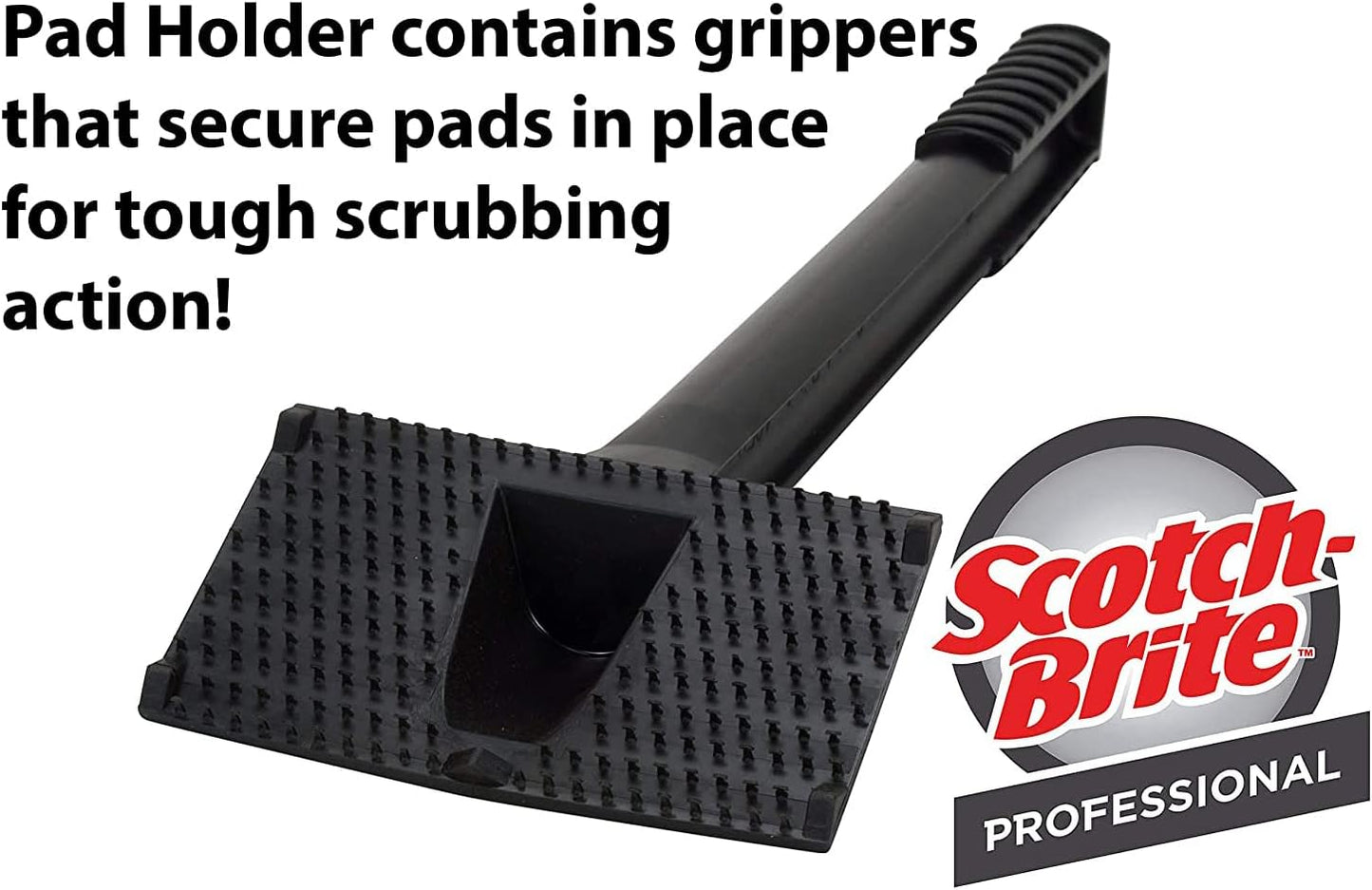 3M Scotch-Brite Griddle Cleaning, Quick Clean Heavy Duty Scour Pad, 4 in x 5.25 in, 6 Pads/Pack, For Baked On Food and Cooking Oils, Use on Hot or Cool Griddle