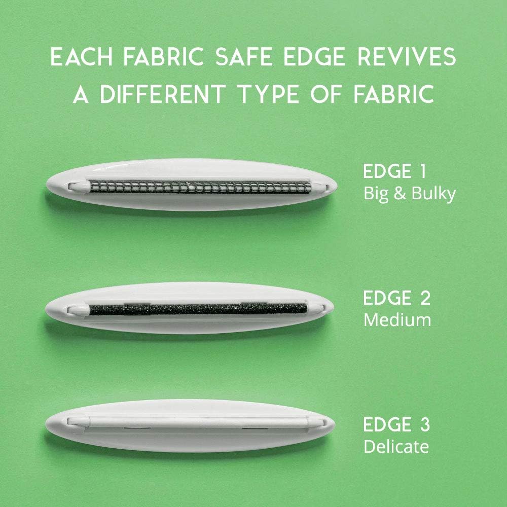 GLEENER Fabric Shaver & Lint Remover |Battery-Free 4-in-1 Depiller with 3 Fabric-Safe Edges for Clothes & Upholstery (I Dream of Greenie)