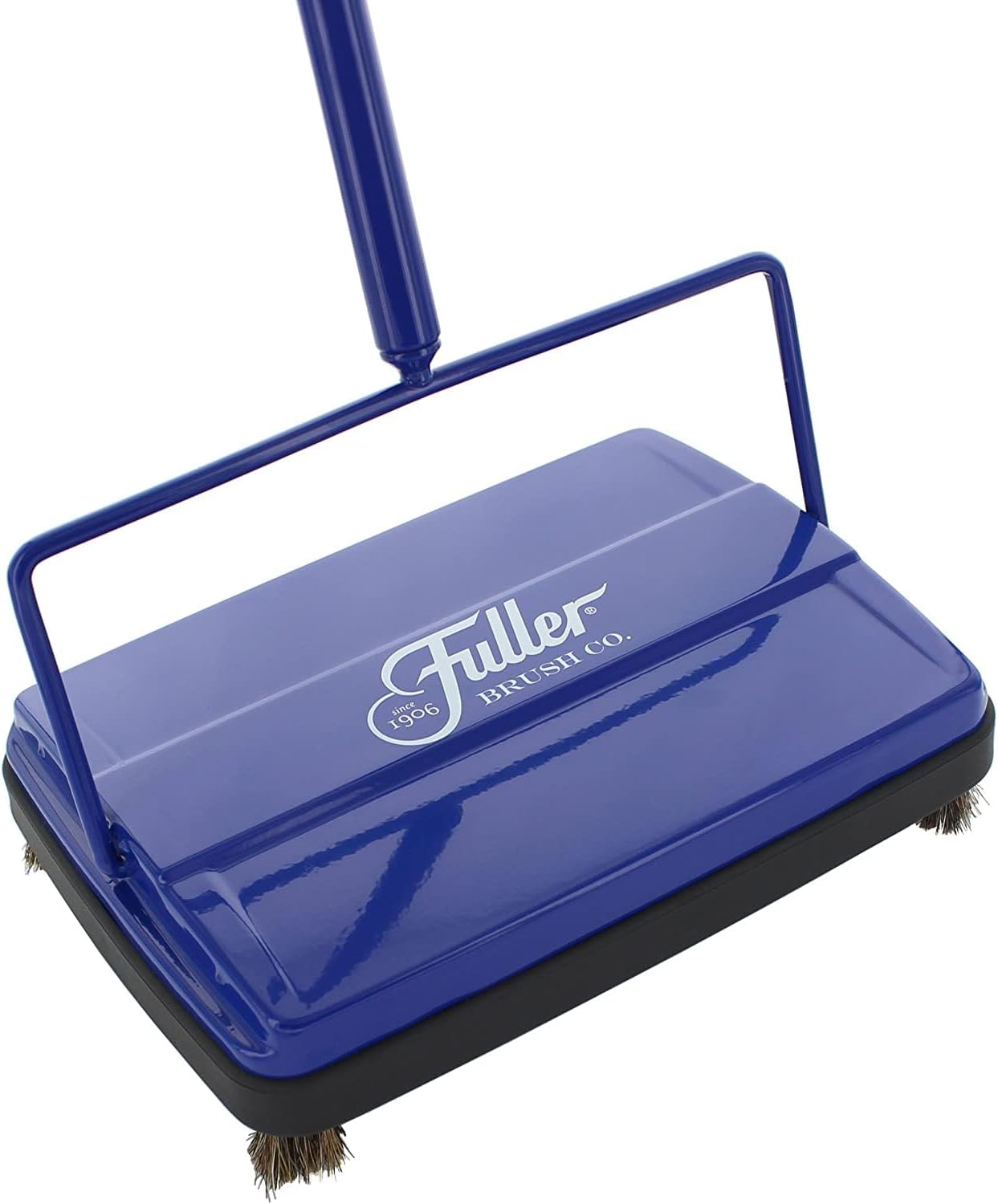Fuller Brush 17033 Electrostatic Carpet & Floor Sweeper - 9" Cleaning Path - Lightweight - Ideal for Crumby Messes - Works On Carpets & Hard Floor Surfaces - Blue