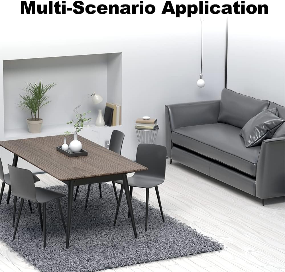 8PCS 16 Inch Matte Black Tapered Angled Legs for Furniture, Metal Mid Century Mordern Feet, Heavy Duty Slanted Stand Legs Kit for Couch, Coffee Table, Desk, Dresser, Sofa, Chair