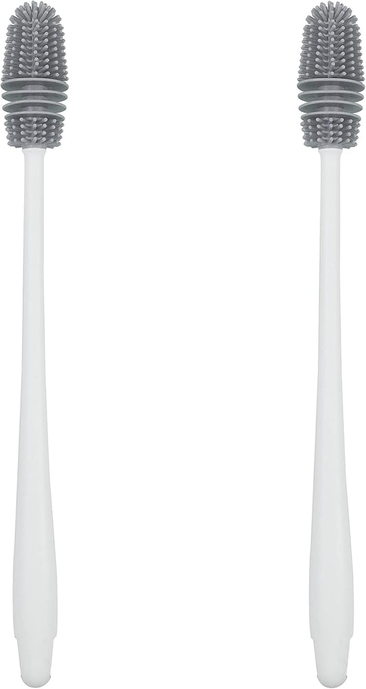 PHYEX 2 Packs Long Handle Bottle Brushes, Water Bottle Cleaner for Washing Narrow Neck/Mouth Bottle