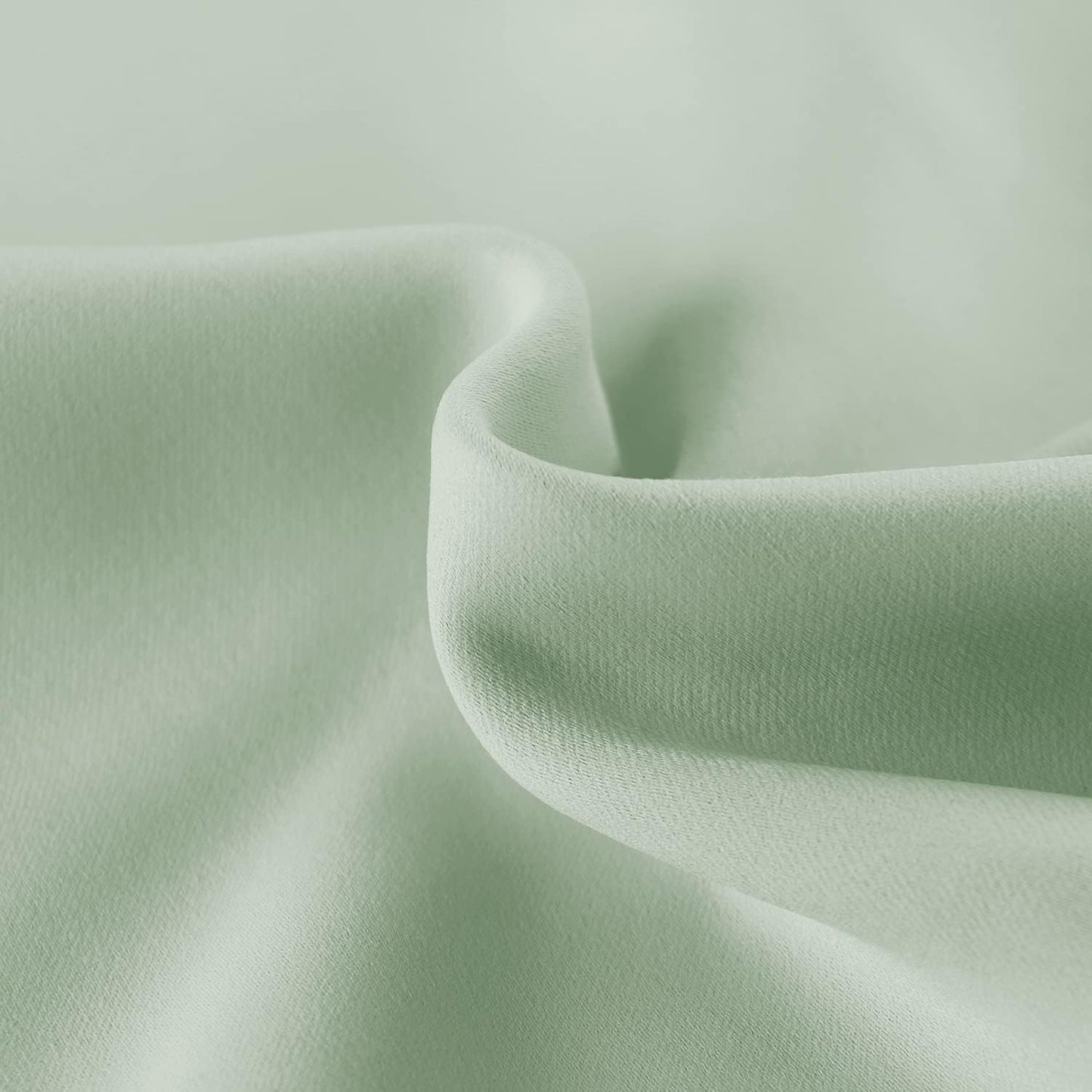 DWCN French Door Curtains – Rod Pocket Thermal Blackout Curtain for Doors with Glass Window, Kitchen and Patio Doors for Privacy, 25 X 72 Inches Long, 1 Curtain Panel with Tieback, Bean Green