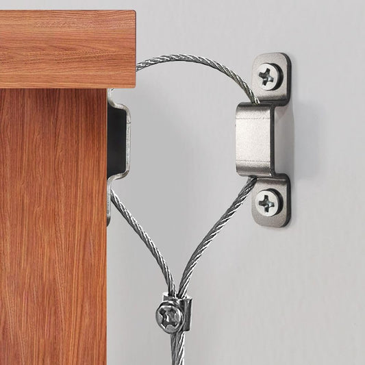 Furniture Anchors, TUPSKY Falling Furniture Prevention Device Cabinet Anti Tip Kit for Children (5 Pair)