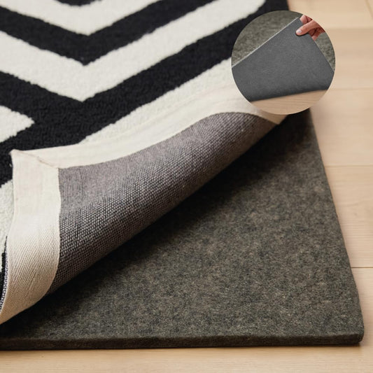 GORILLA GRIP Felt and Natural Rubber Stay in Place Slip Resistant Rug Pad, 1/4in Thick, 8x2 FT, Protective Padding Under Area Rugs, Cushioned Gripper Pads, Carpet Runners, Hardwood Floors Protection