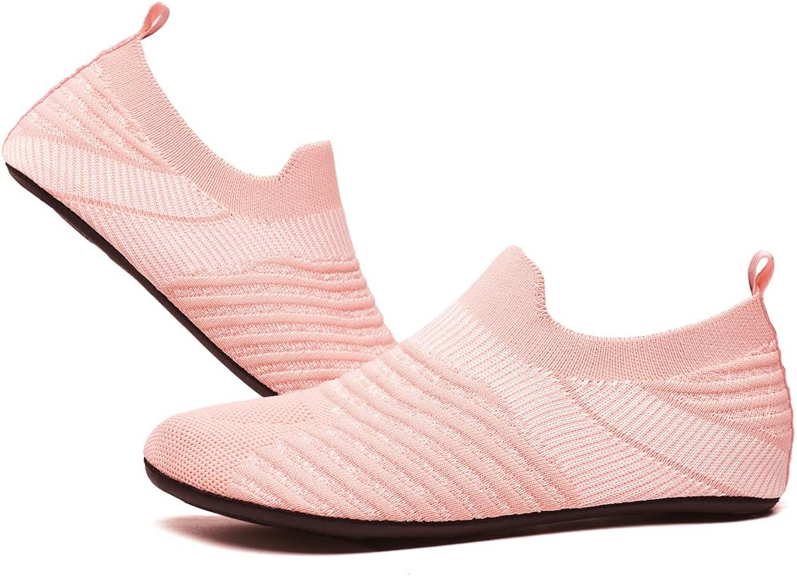 Adult Indoor House Slippers Socks Lightweight Non Slip Grip House Home Shoes for Women Men