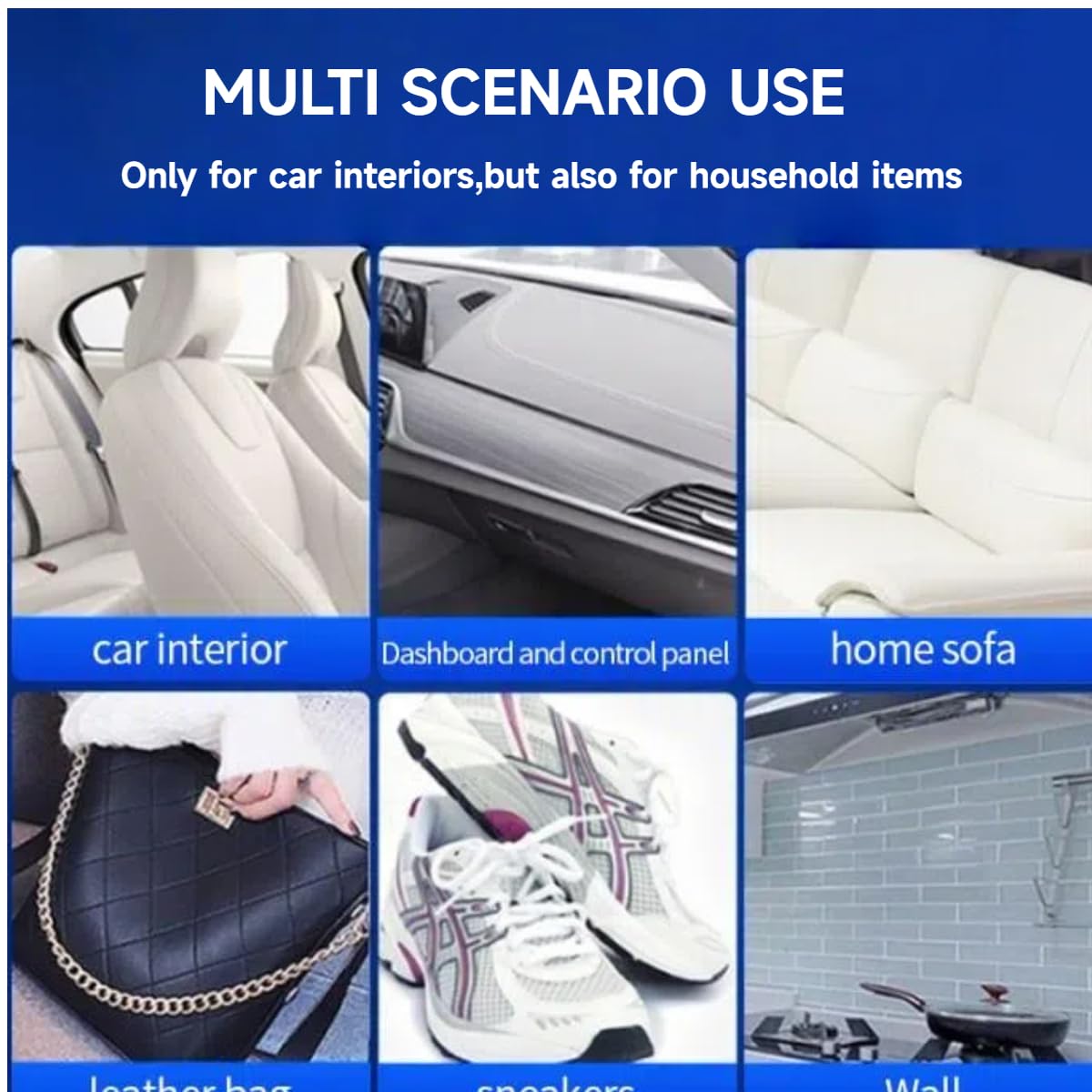 Glodway Car Care Pack Includes Silicone Seal Lubricants 10 OZ and Leather Cleaner 21.98 OZ