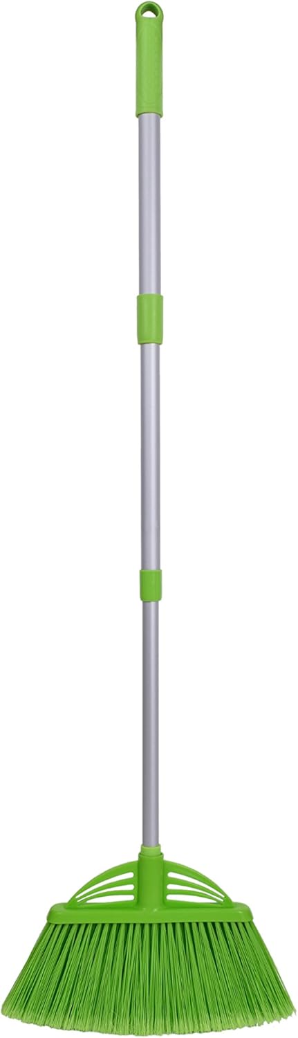 Three-Section Telescopic Aluminum Alloy Rod Long-Handled Broom