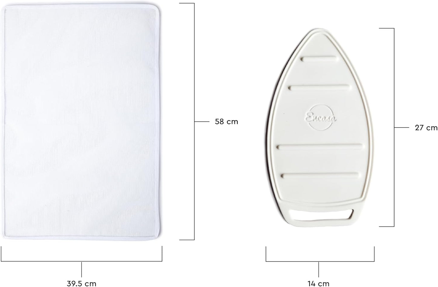 Encasa XO Ironing Board Cover and Pad 54"x15" - Free Silicone Iron Rest & Mesh Cloth - 4mm Felt, Large Iron Board Cover with Padding - Heat Resistant, Non Slip Drawstring Wildflowers