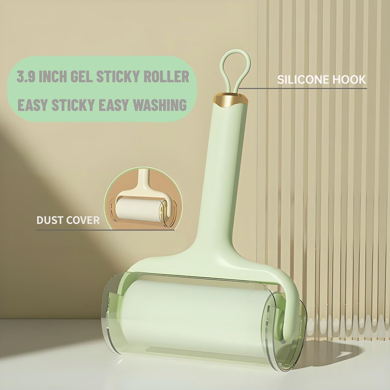 Reusable and Washable Lint Roller,Sticky Pet Hair and Dust Remover 3 Pack,3.9 Inch Lint Roller for Clothes, Couch and Carseats