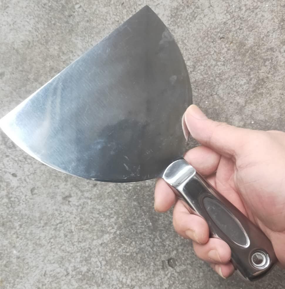 Flex All Stainless Steel Joint Knife Putty Scraper,6-Inch Professional Grade 420 stainless steel, All-Metal, Precision Ground Edge Putty Knife Tape Knife (6")