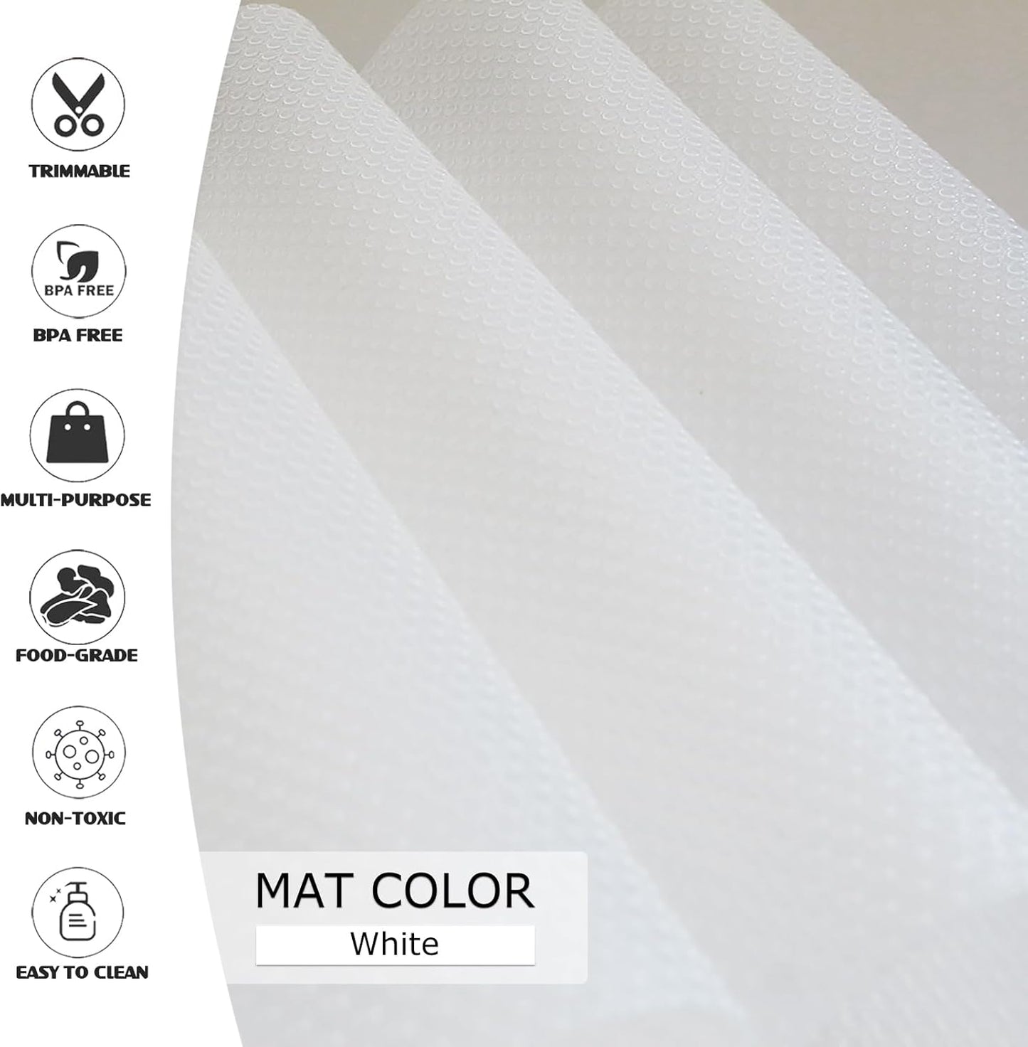 20Pcs Refrigerator Liners, Washable Fridge Liner Shelf Mats Refrigerator Pads for Cupboard Cabinet Drawer Home Kitchen Accessories Organization (Clear)