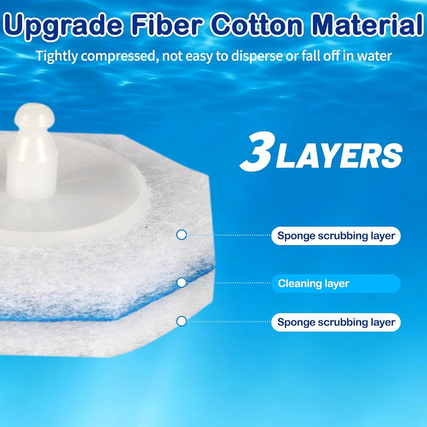 80 Count Disposable Toilet Wand Refills - Toilet Bowl Wand Refills with Cleaners, 5X Cleaning Power | No Falling Apart | Fresh Fragrance