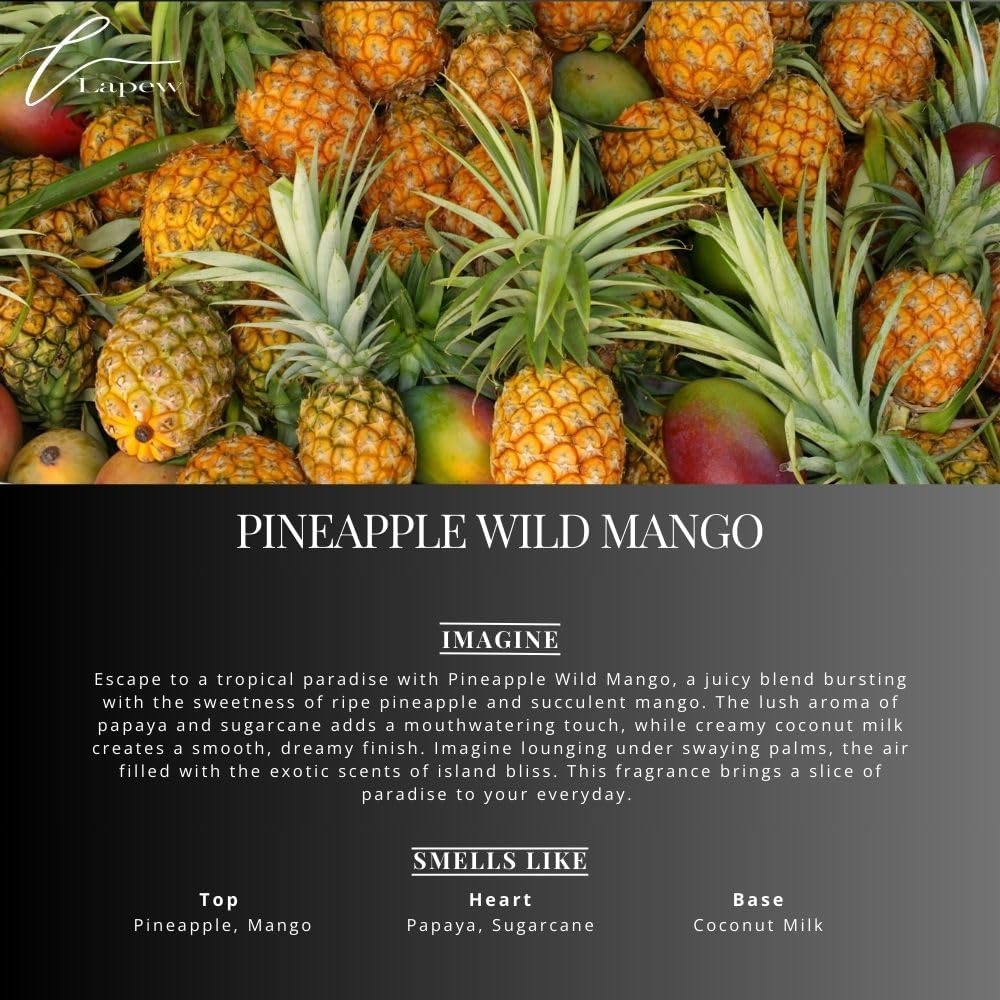 Pineapple Wild Mango Carpet Freshener Powder Refill 36 oz | Powerful Odor Eliminator for Home | Upholstery Deodorizer | Carpet Deodorizer | Pet Urine | Cat Litter Box