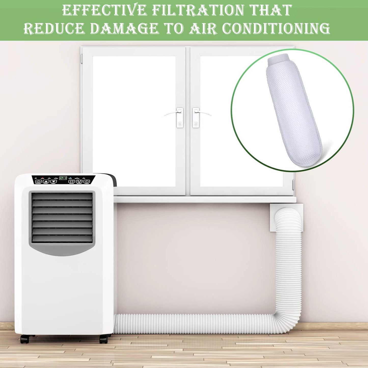 Boao 5 Pieces Nylon Lint Traps for Washing Machine Discharge Hose Lint Traps Nylon Mesh Catcher for Washing Machine Drain Systems Cleaning Tools