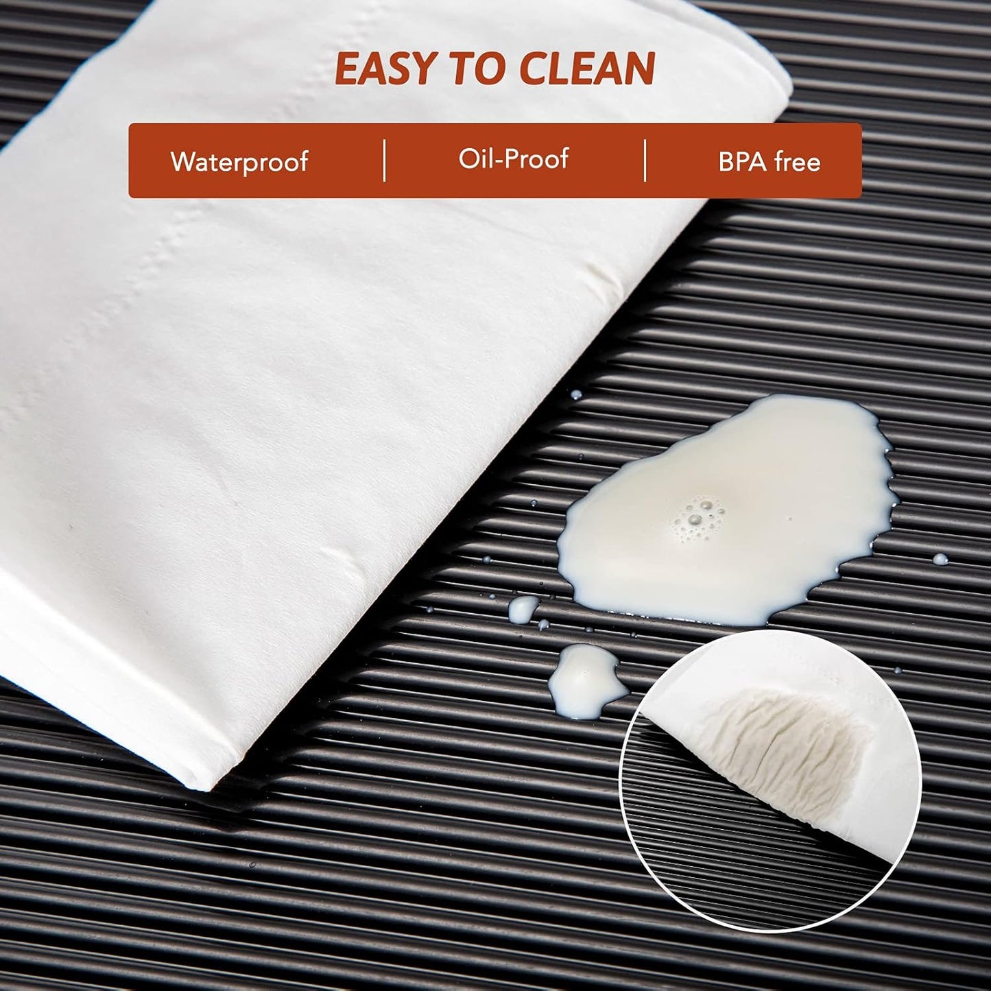 Glotoch Shelf Liner 17.5" x 30 ft. - Non Adhesive Refrigerator, Kitchen, Drawer Liners, Waterproof and Durable Fridge Table Place Mats for Cupboard, Cabinet, Drawer Liner, Black