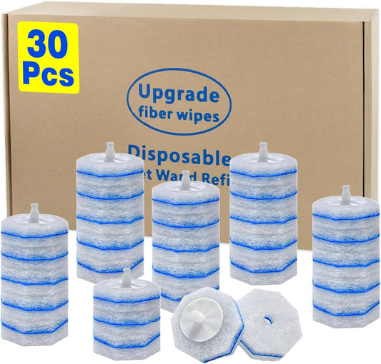 Disposable Toilet Wand Refills (30 Count)