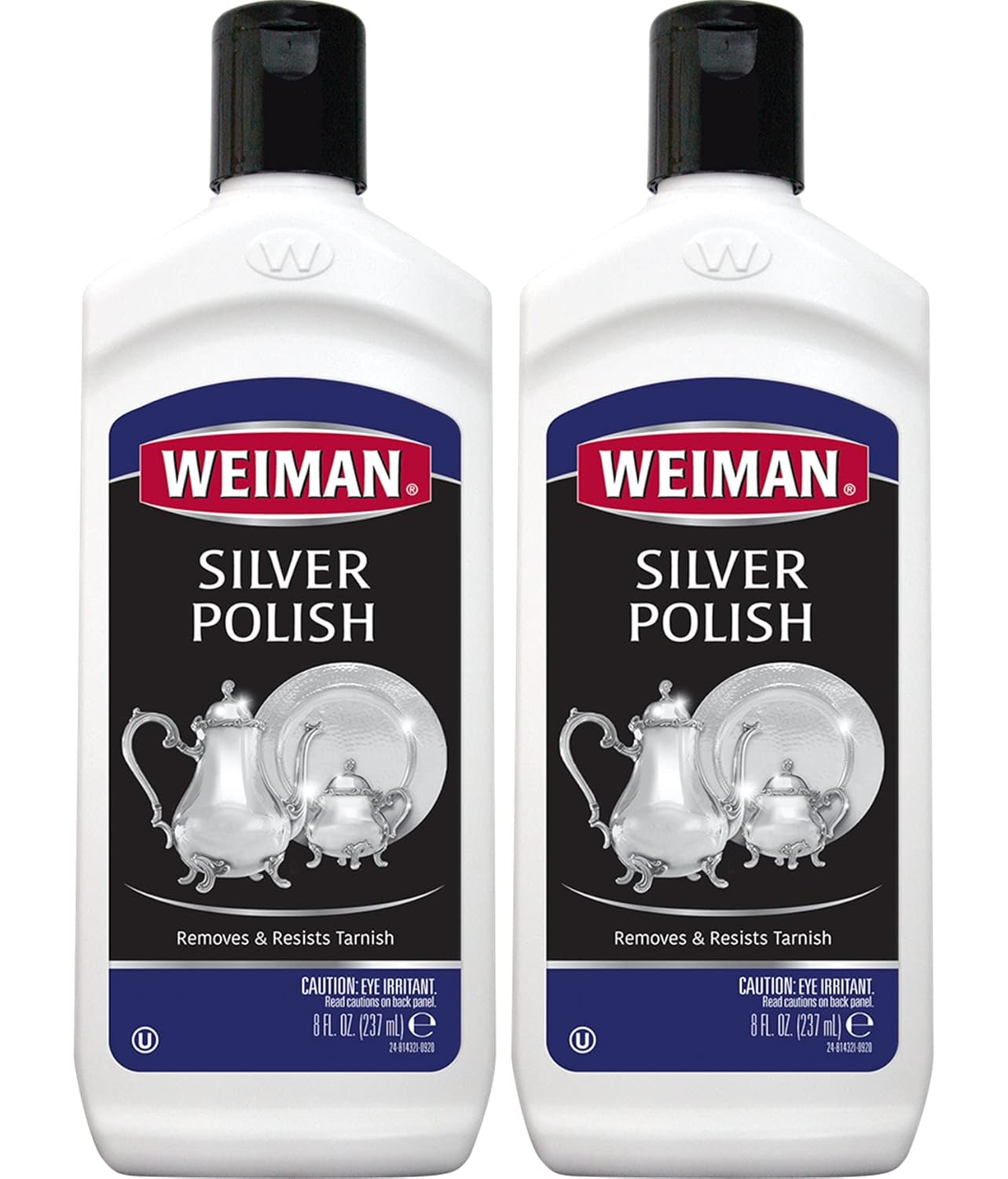 Weiman Silver Polish, 8 ounce Bottles, pack of 2