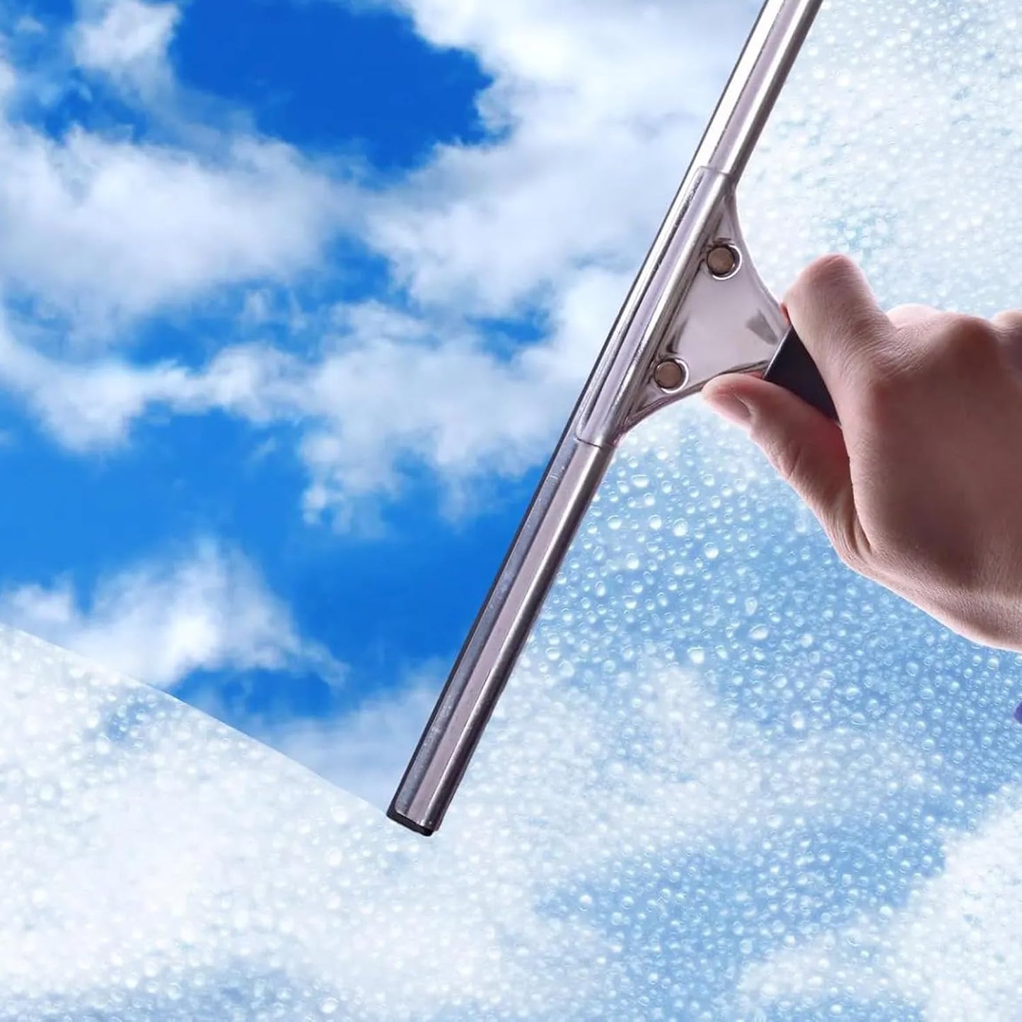 2 Rolls of 41 Inch Rubber Squeegee Replacement Blades for Window, Glass, and Shower Door Cleaning