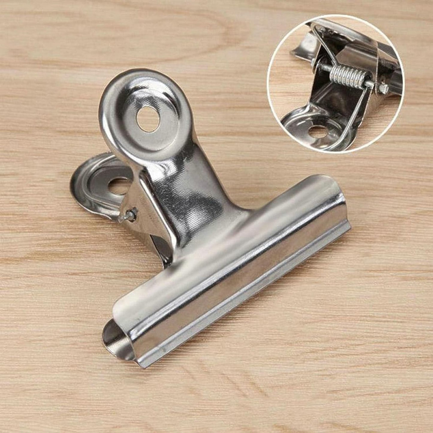 18 Pack Stainless Steel Chip Bag Clips Heavy Duty Food Bags Clamp Clips for Kitchen Office School (3In)