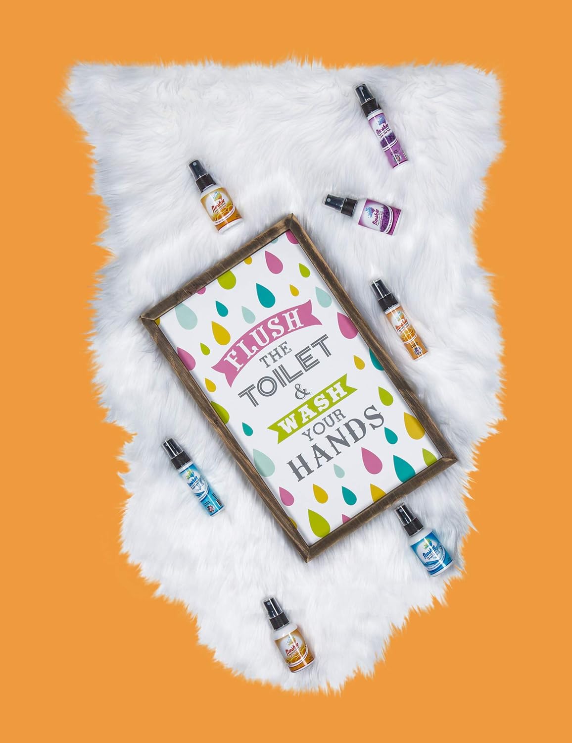 Flushie Pre-Toilet Sprays Poop Spray (Citrus, 2oz 3pack)