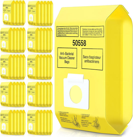 50 Pack Vacuum Cleaner Bags Fit for Kenmore Canister Type C/Q 5055 50555 50557 50558 and Pana·sonic Type C-5 C-18, 200 Series, 400 Series, 600 Series, 700 Series, 800 Series (50 Pack)