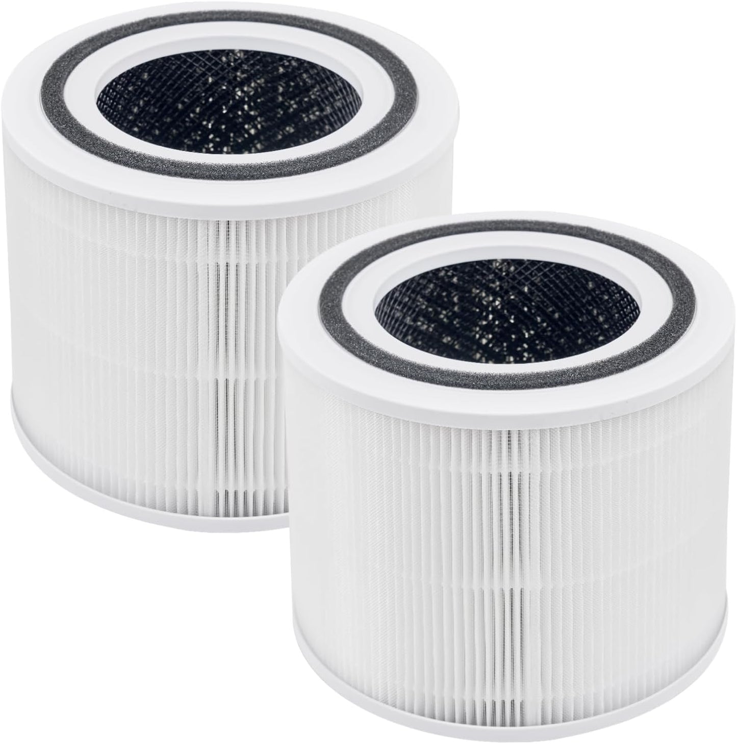 Air Purifier Replacement Filter Compatible with Levoit Core Mini Air Purifier Filter 3-in-1 H13 True HEPA Filters, High-Efficiency Activated Carbon Filter, Replace Part Core Mini-RF, 2 Pack