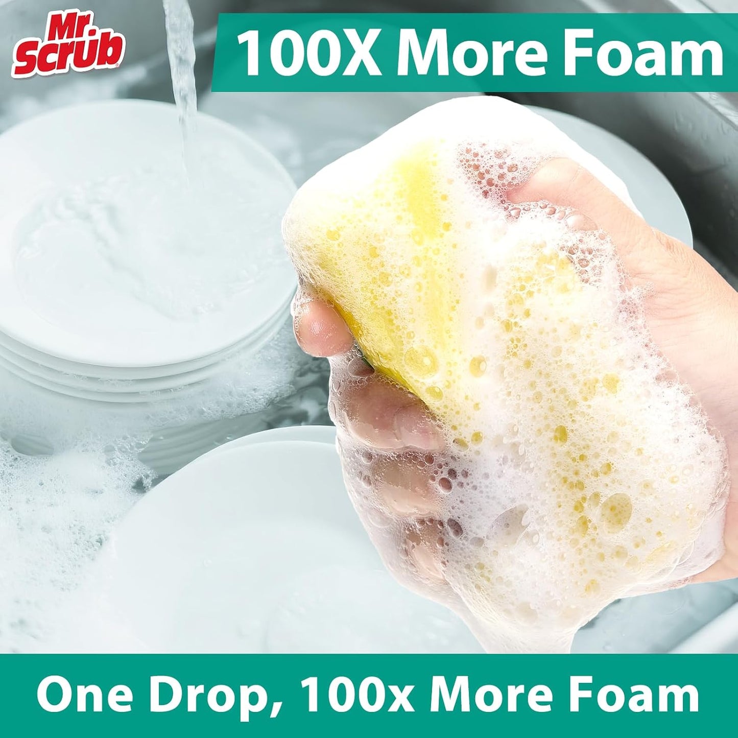 Sponges Kitchen Scrub Dish Sponge Scouring Pad, 24 Pack Cleaning Brush Scrubber Supplies for Soap, Dishwashing Dinnerware Sets Pan Pot Towels Cloth Rags Holder Glass Dishwasher Sink Bathroom