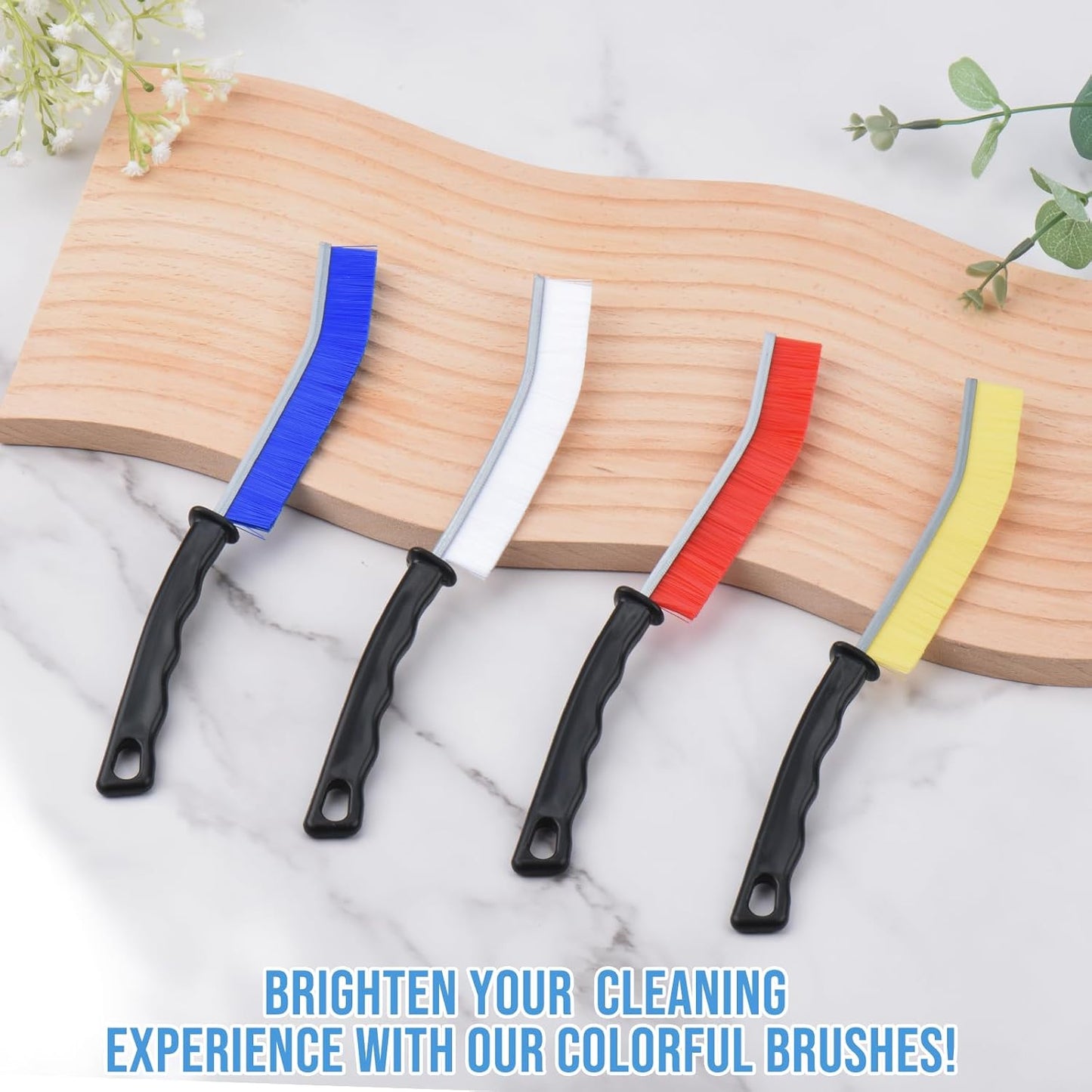 6Pcs Crevice Cleaning Brush,Cleaning Supplies Cleaning Brush Tools Crevice Cleaning Brushes for Household Use Bathroom Tiles Kitchen Practical and Durable