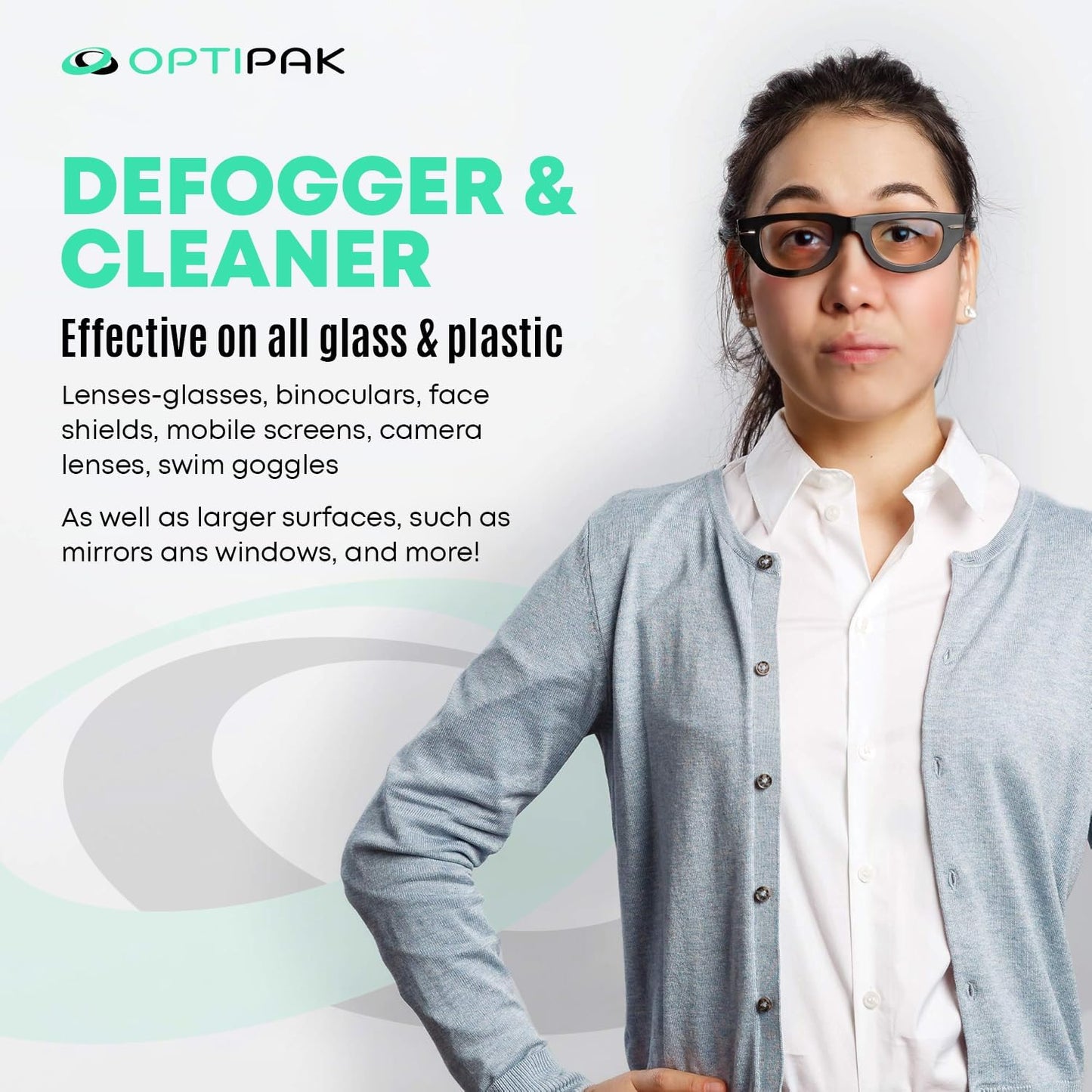 Anti Fog Wipes for Glasses, Binoculars, Face Shields, Ski Masks or Swim Goggles | Pre-Moistened Cleaning Antifog Lens Wipes for Eyeglasses and Defogger for Glasses (350 Count Pack of 3)