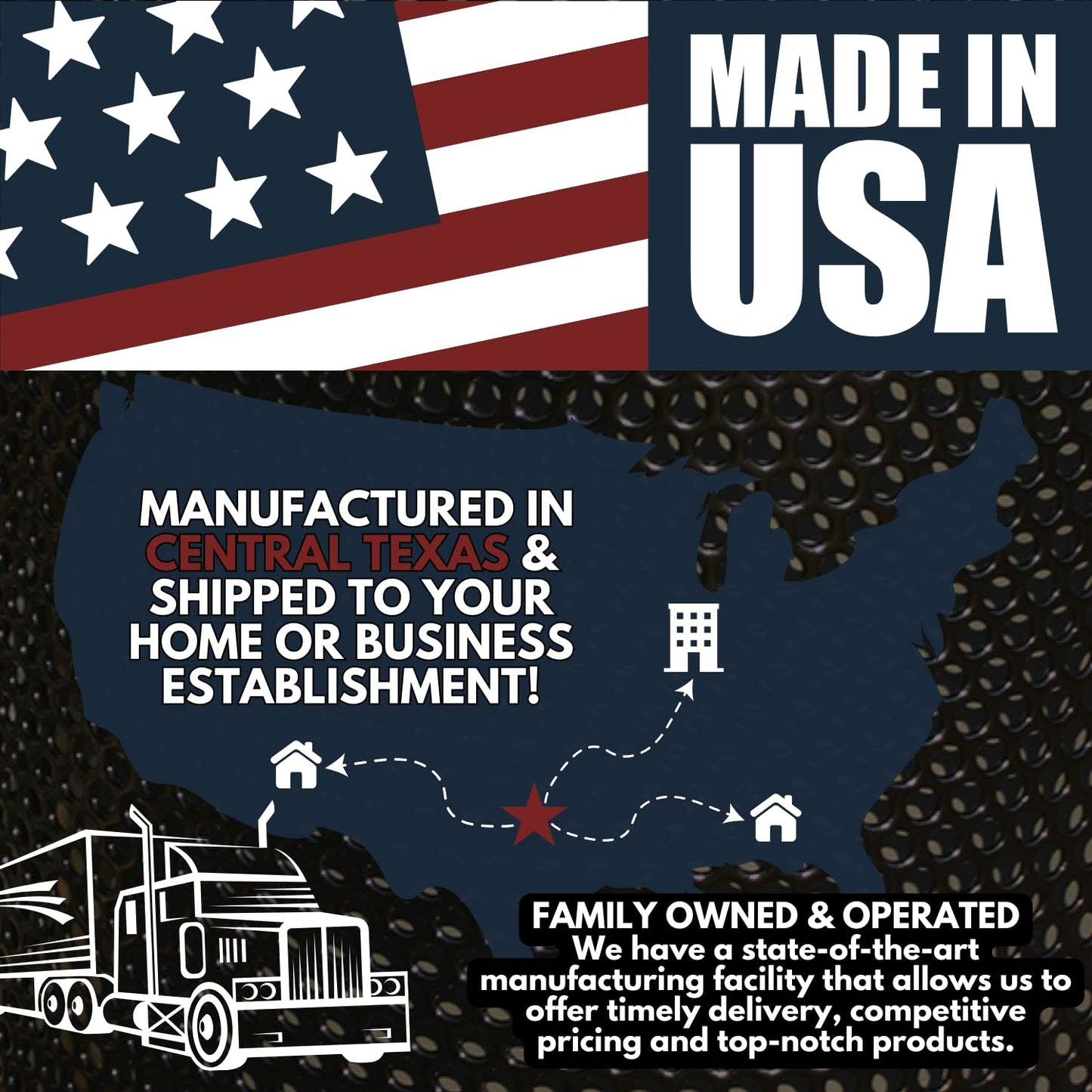 COATEDOUTDOORFURNITURE RFT-ORG Heavy Duty Round Trash Receptacle with Flat Top, Liner Included, 32 Gallon, Orange, Made in America