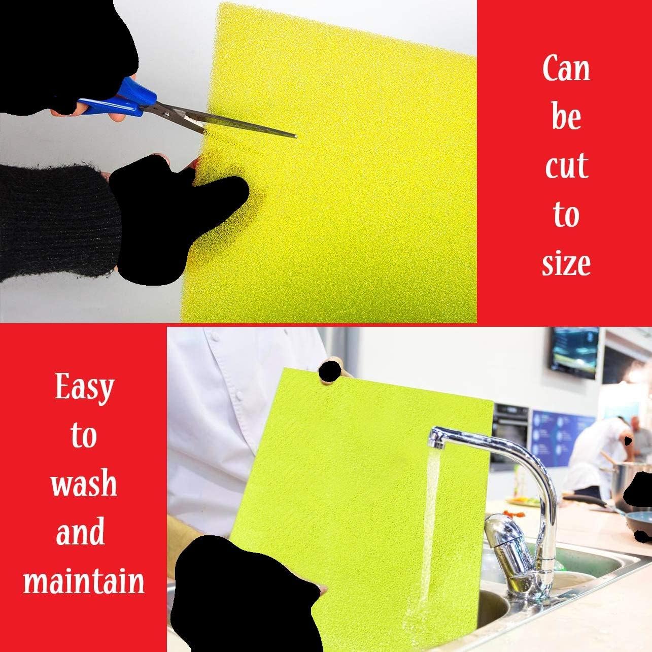 Dualplex® Fruit & Veggie Life Extender Liner for Fridge Refrigerator Drawers, 12x15 Inches (4 Pack) – Extends The Life of Your Produce & Prevents Spoilage (Yellow)