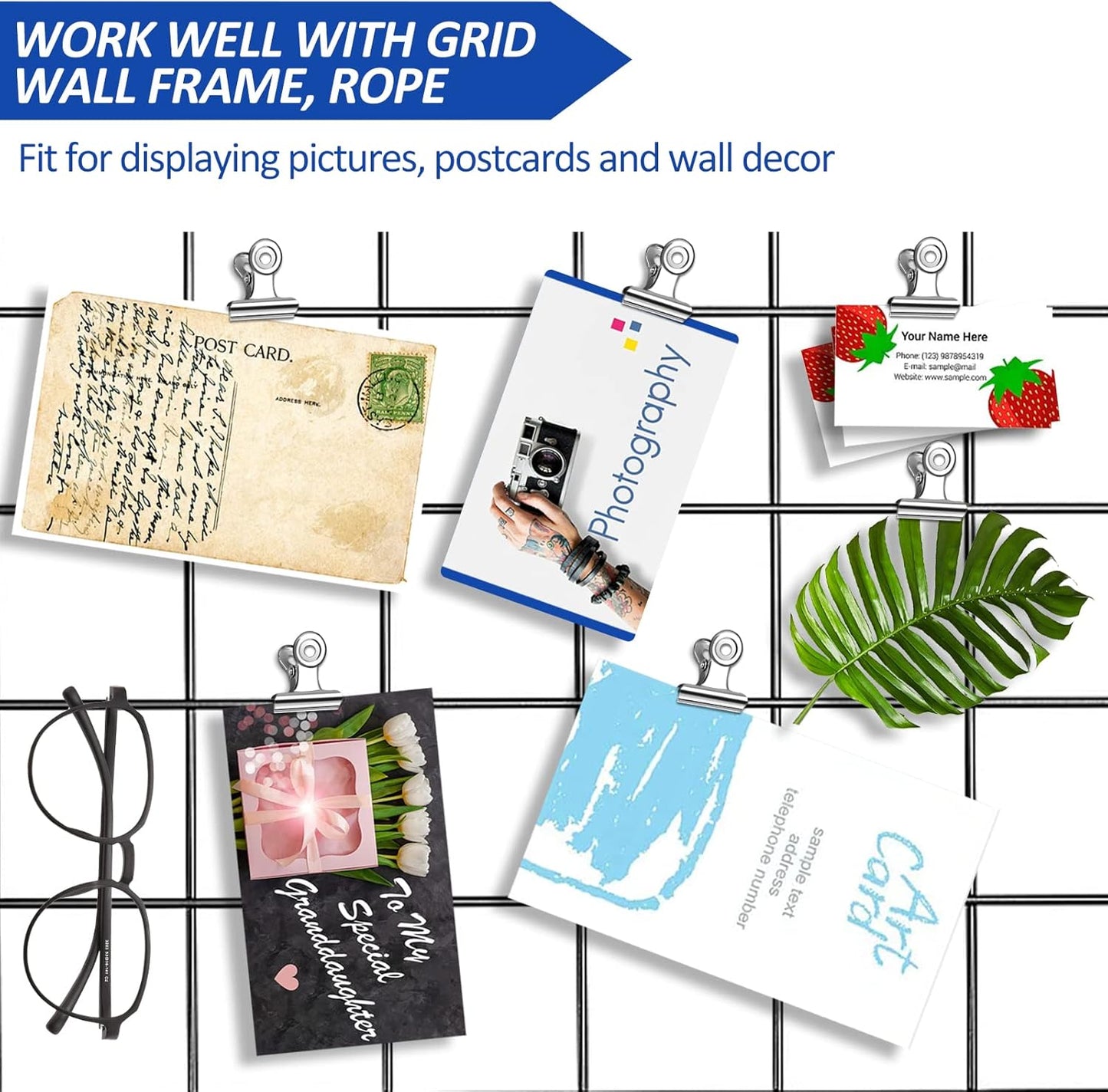 30 Pack Small Bull Clips 0.87 Inch Mini Metal Hinge Clips Binder Paper Hinge Clip for Office, Home, School, Shops, Silver, 22mm