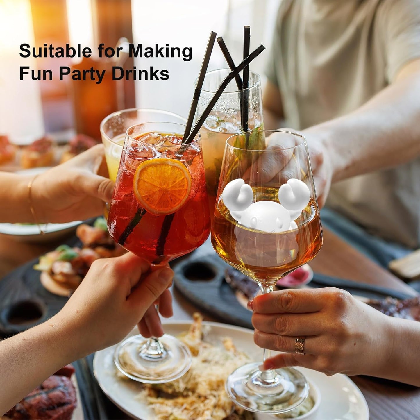 3D Crab Ice Cube Silicone Molds Tray for Whiskey, Cocktail, Drink Decor, Bar; Rich Details. Cute Crabs Gifts for Women Kids Girls Boys, Fun Animal Seafood Shape Soap Epoxy Resign Mold; 2 Pack