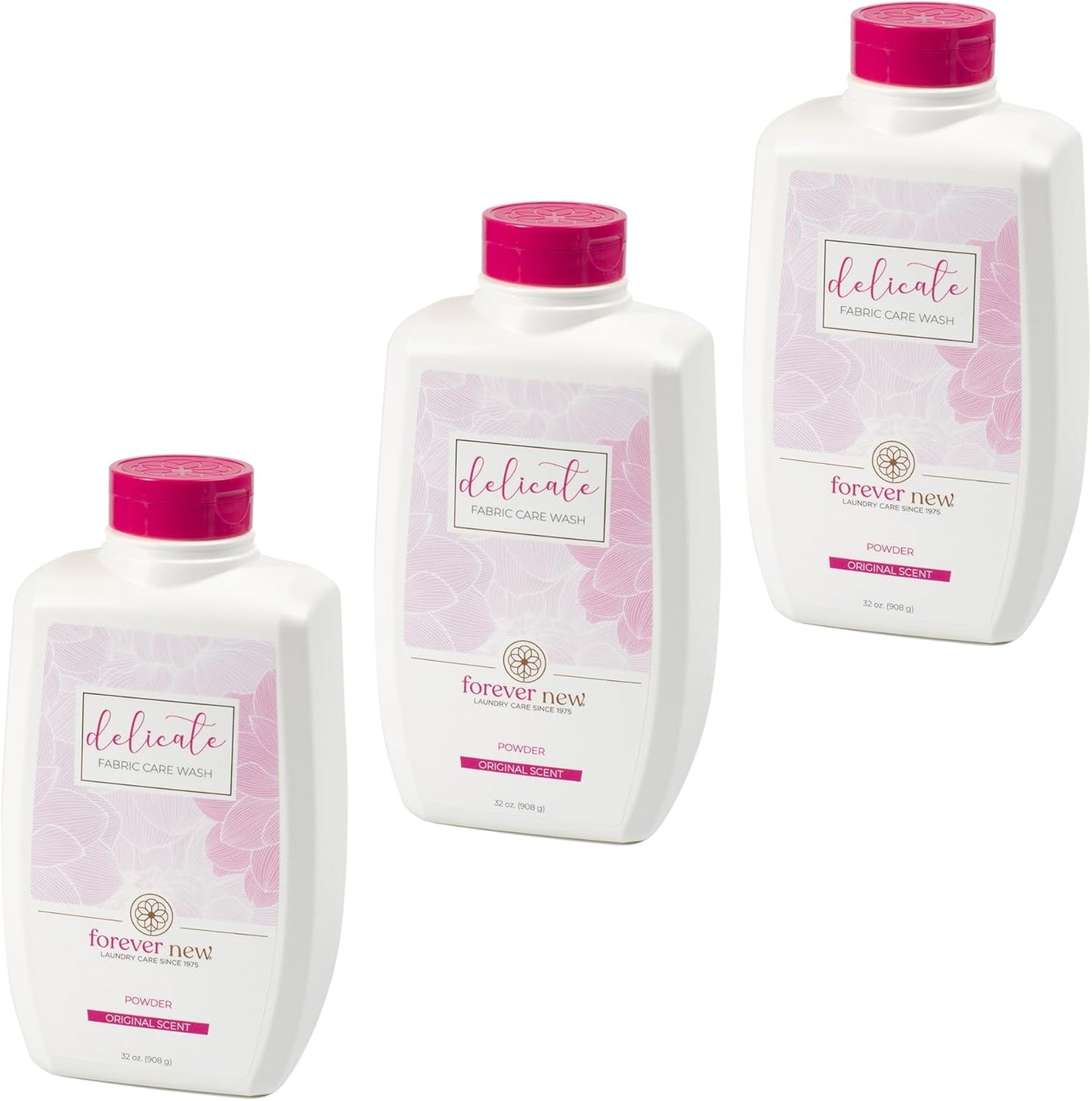 FOREVER NEW Granular Detergent Powder - Delicate Laundry Care Wash - Original Scented, 96 oz. (32 oz. 3 Pack)