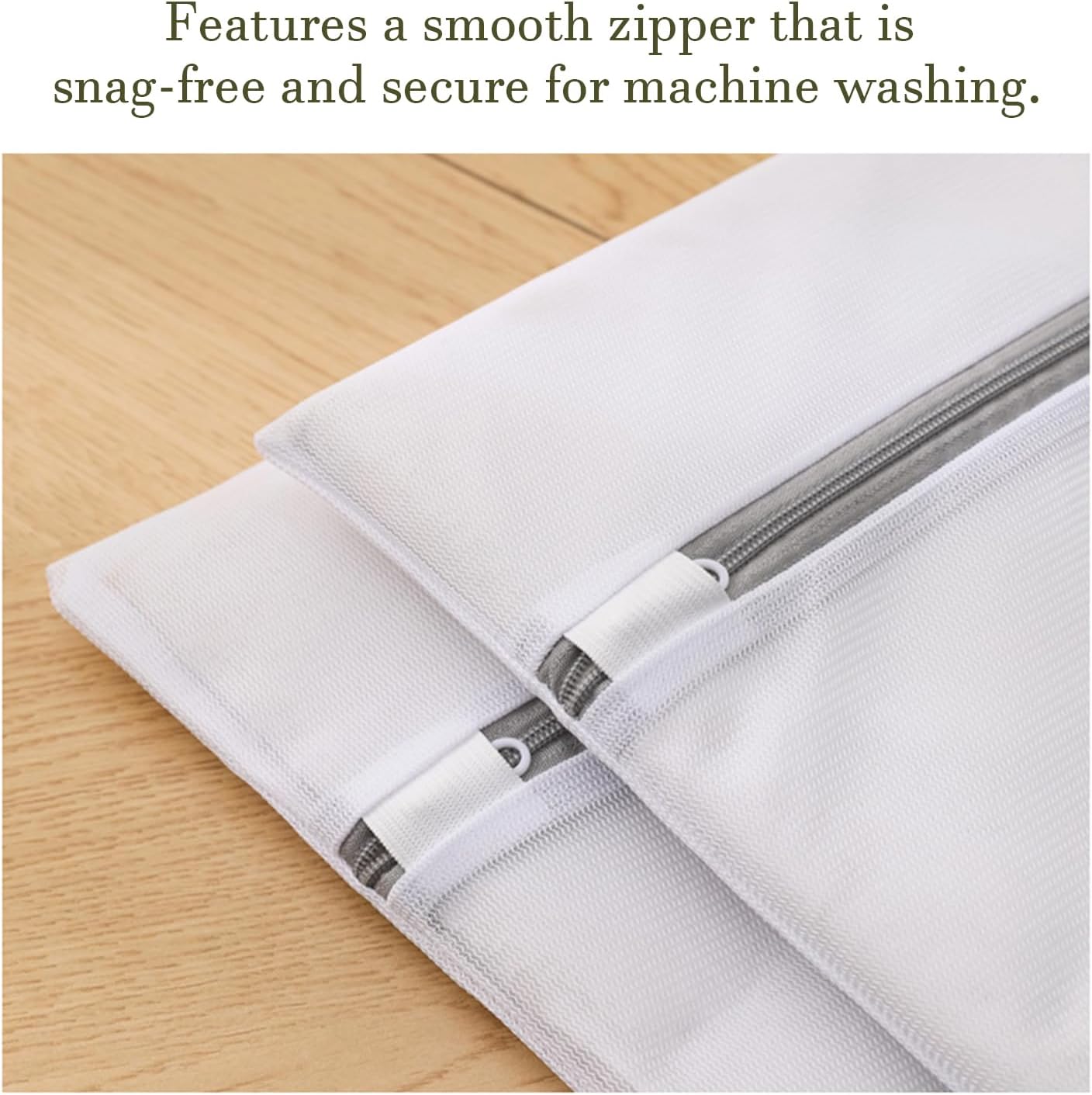 3Pcs Mesh Laundry Bags with Sturdy Zipper, Durable Laundry Room Essentials, Travel Storage Organize Bag, Clothing Laundry Delicates Washing Bags for laundry, Blouse(3 Small), XYD-CA