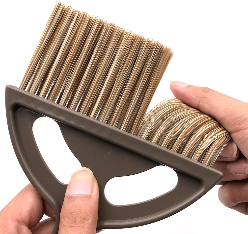 Small Broom and Dustpan Set Mini Dustpan and Brush, Hand Broom and Dustpan Set, Mini Broom and Dustpan Set for Home, Camping, Pets, Dorm (2pcs)