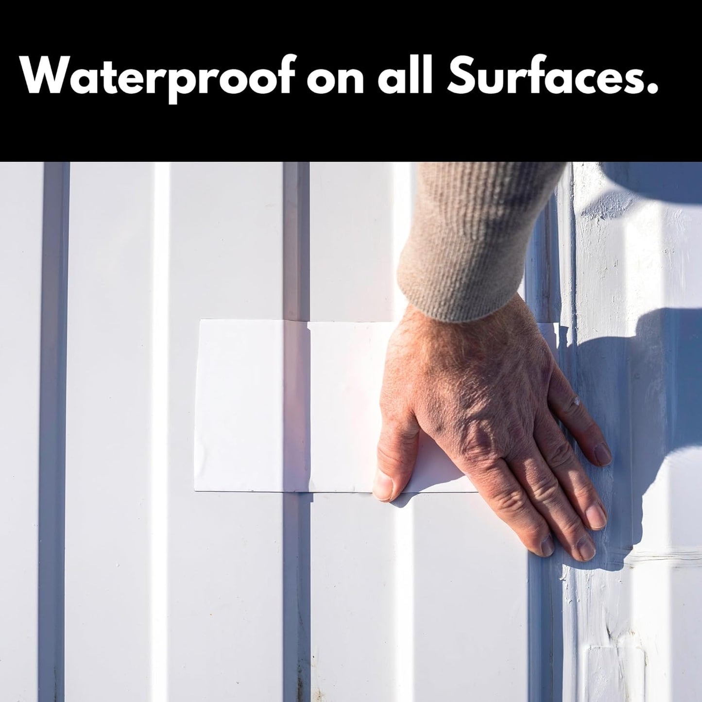 HSS RV Sealant Tape with MicroSealant - Waterproof Commercial Roofing Tape for Roof and RV Repair - UV- & Weatherproof - White - 2 inch x 25 ft.