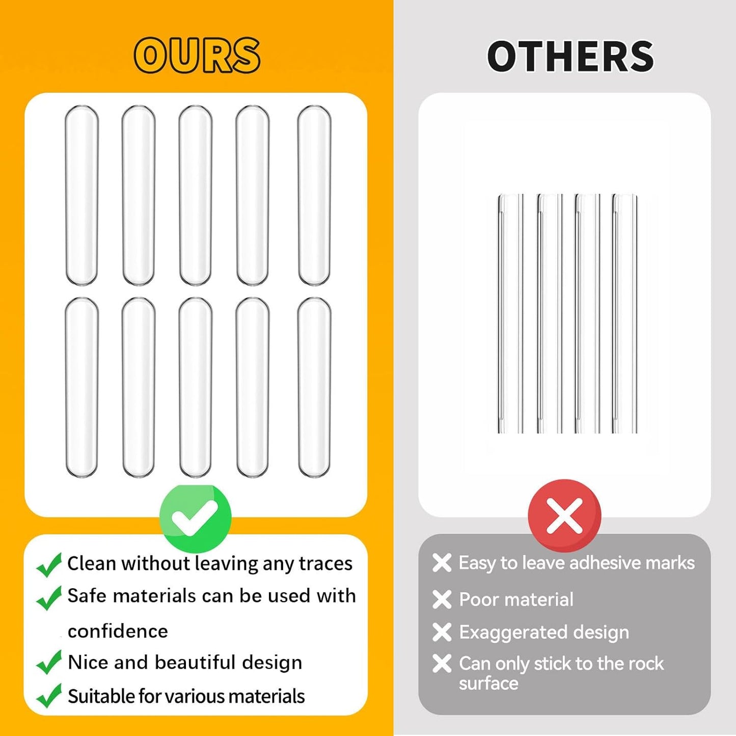 4pcs,Wall Bumpers,Furniture Bumpers,Door Stoppers,Silencing pad,Anti collision pad,Using for Refrigerator door,Entrance doors,Cabinet doors,Toilet covers,Table corners(L, 15*1.5cm(5.9*0.59in)