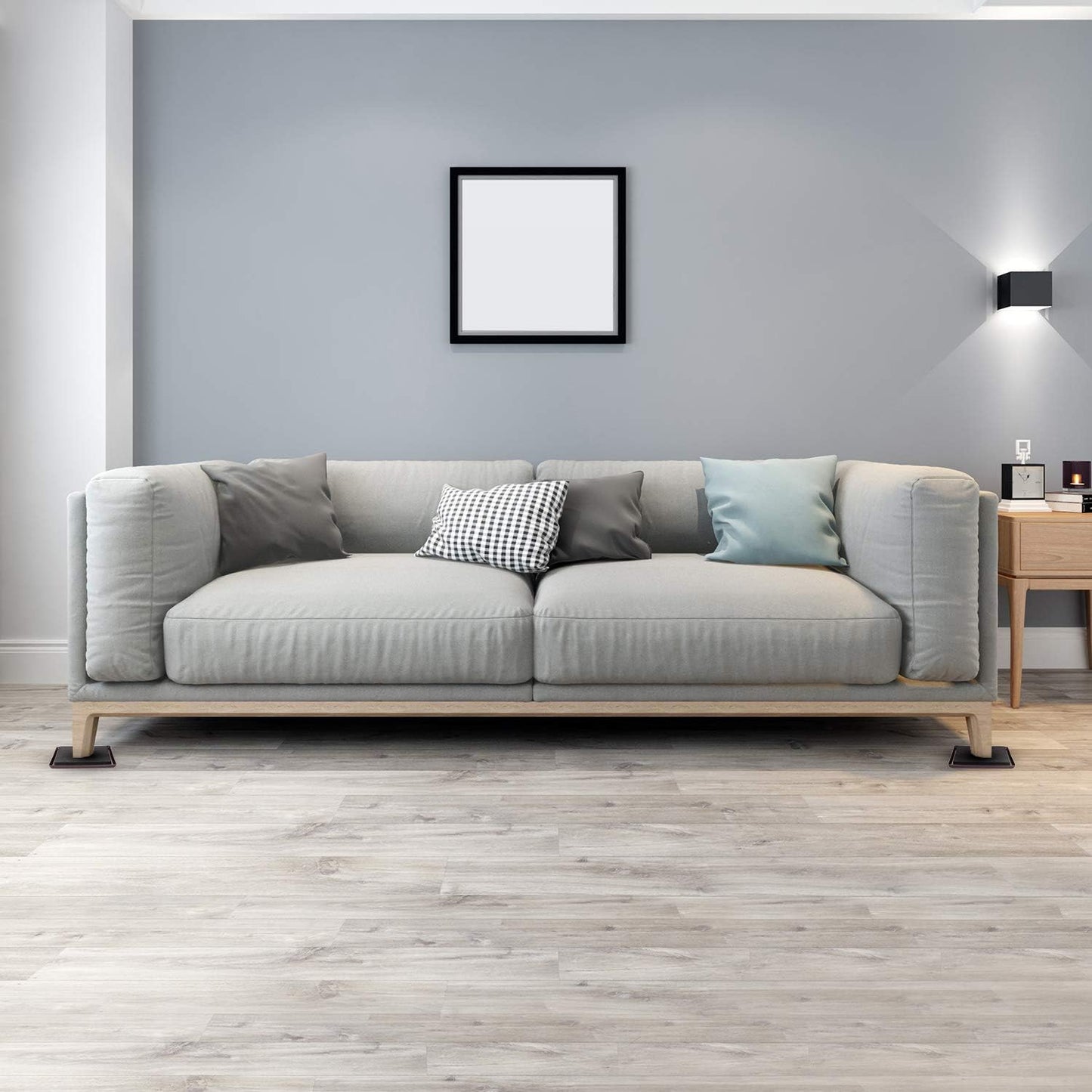 Ezprotekt 3 1/2 inch Furniture Moving Sliders for Carpet, 16 Pcs Round Reusable Furniture Movers Pads for Heavy Table Desk Bed Sofa Fridge Couch Cabinet, Move Furniture Easily & Safely! (Brown)