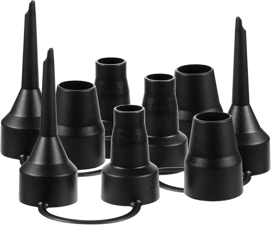 3 Pack Air Pump Nozzles 3 Size Inflatable Pumps Nozzle Head Plastic Pump Nozzles Replacement Nozzle for Partial Air Bed, Mattress Accessories