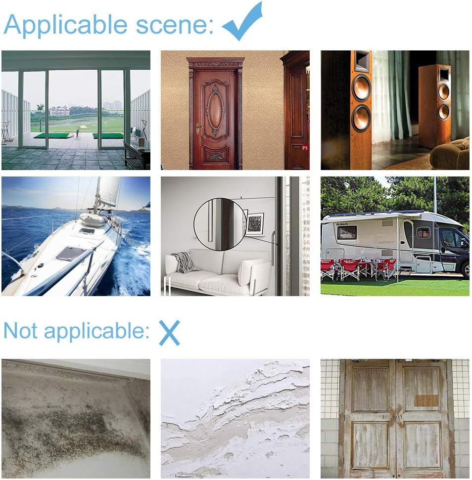 Foam Tape Weather Stripping Window Seal,1"Wx1/8"T High Density Seal Strip,Adhesive Closed Cell Weather Strip(Total 30FT,Black)