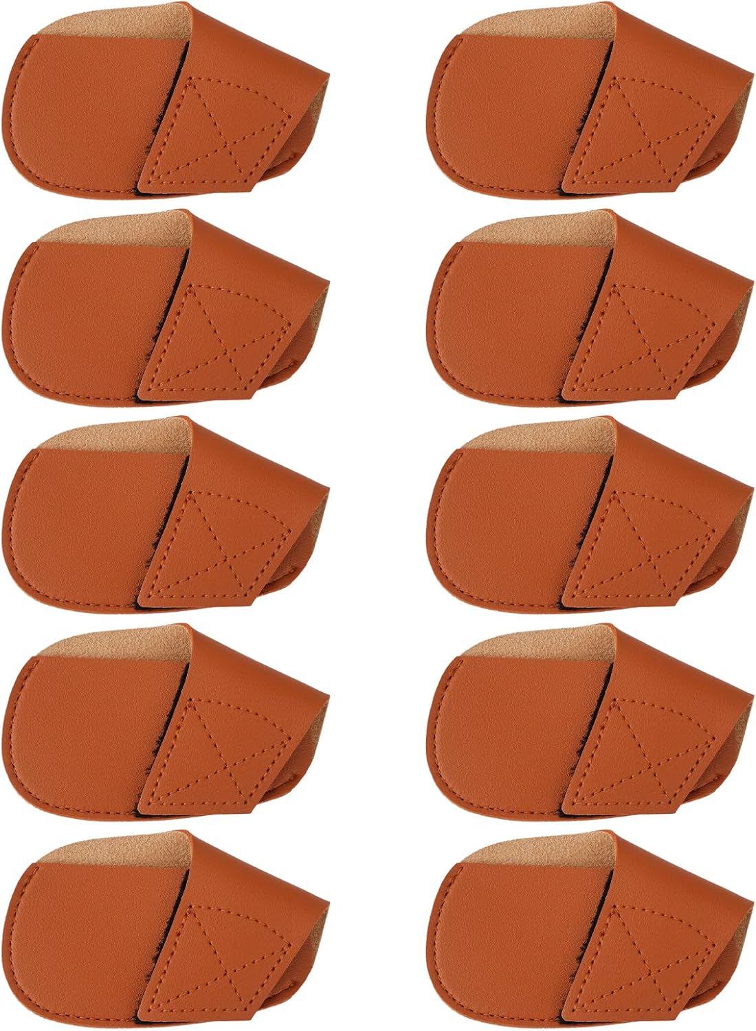 Andux 10Pack PU Golf Irons Club Head Covers Pouch Holder MT/PU03