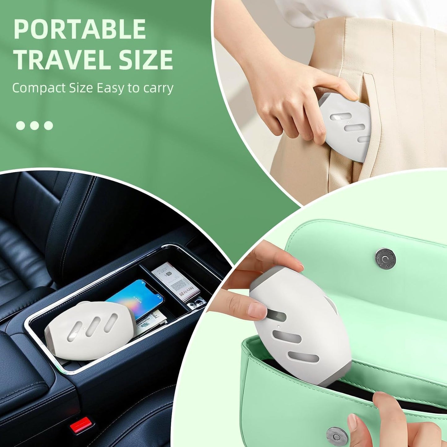 Upgrade Reusable Lint Roller for Pet Hair, Portable Washable Sticky Rollers for Clothes, Super Sticky Home Travel Lint Roller Ball Remover Clothes Plush, Hair, Dust (White)