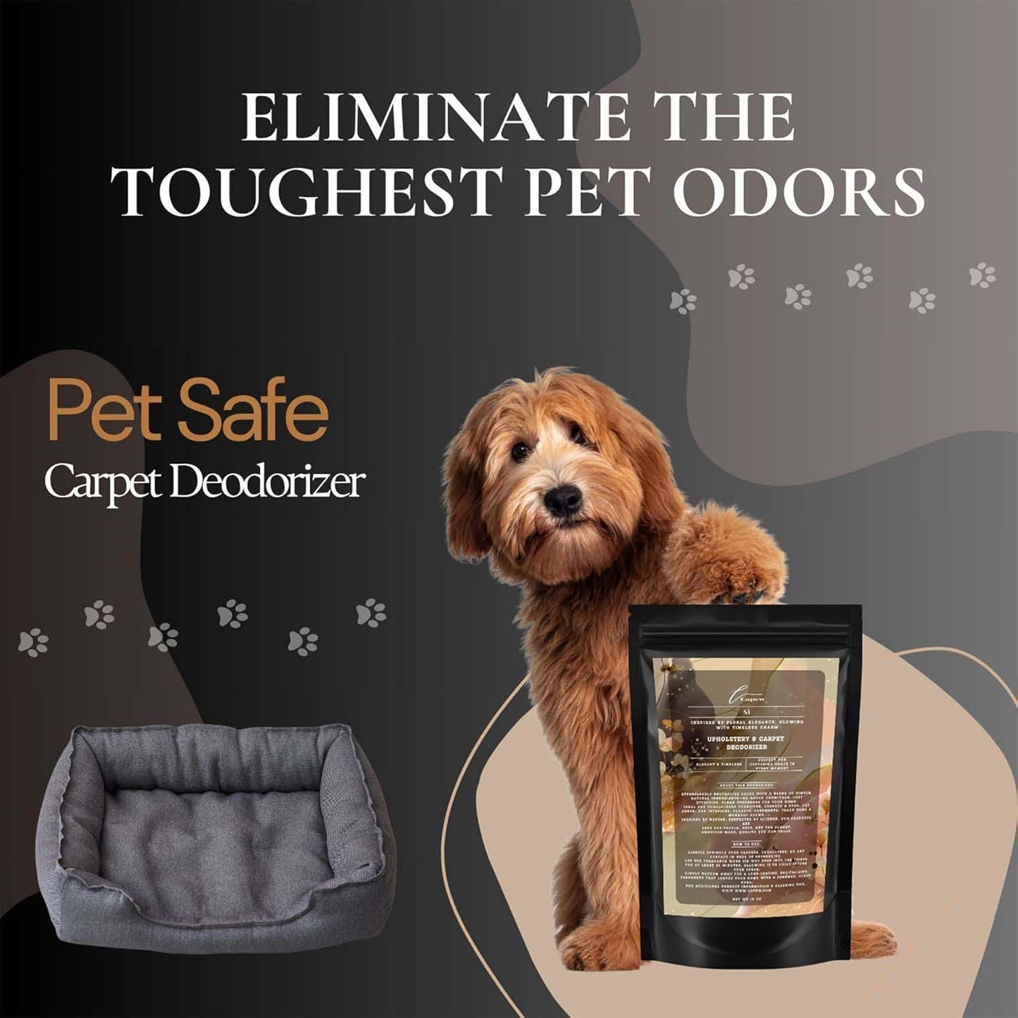 Sì Carpet Freshener Powder 16 oz | Powerful Odor Eliminator for Home | Upholstery Deodorizer | Carpet Deodorizer | Cat Litter Box | Sì Armani Fragrance