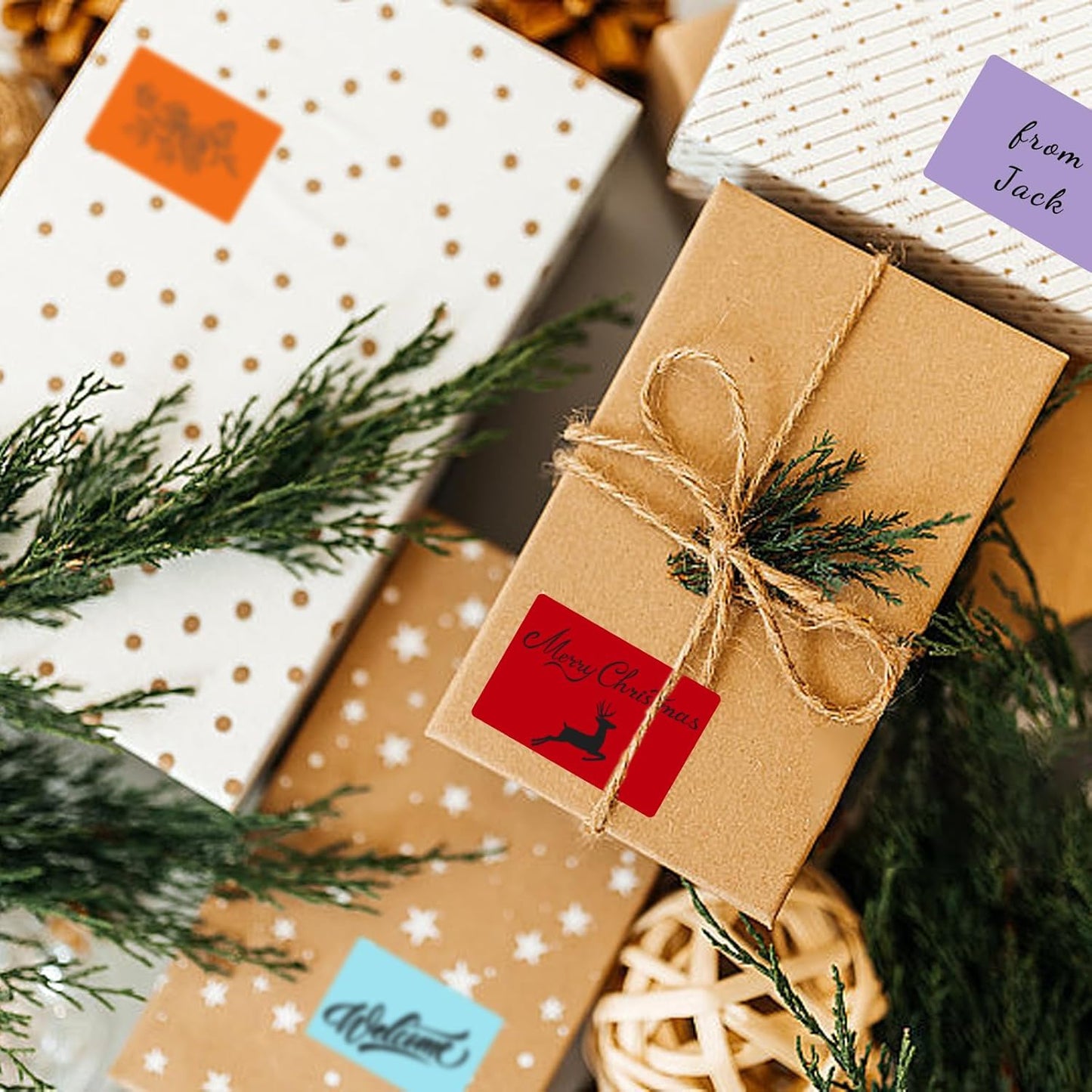 2×3 Inch Blue Removable Thermal Labels,Self-Adhesive Square Direct Thermal Labels,300 Sheets per Roll with Perforated Lines